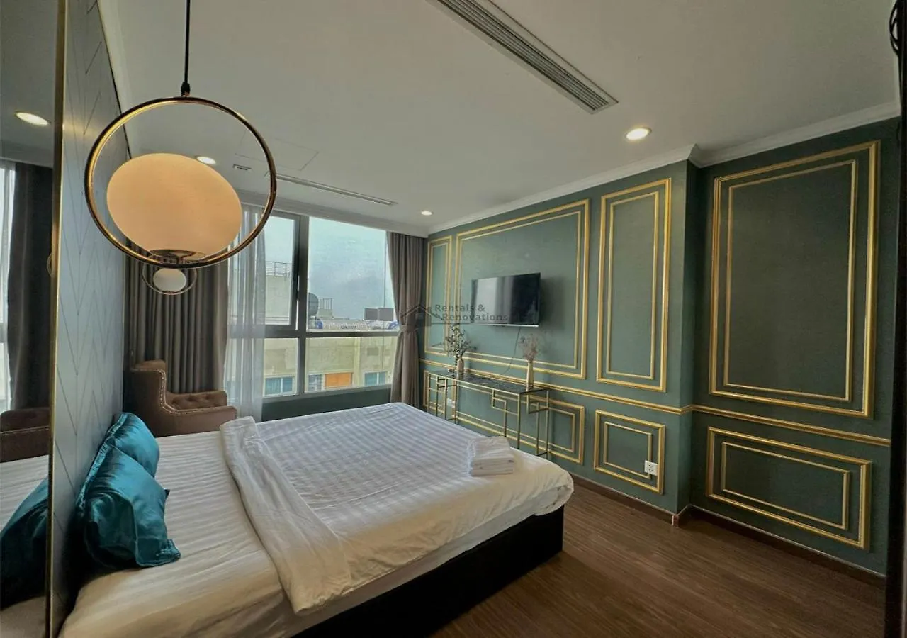 The Vinhomes Central Park Apartments - The Buildings Surrounding Landmark 81 Ho Chi Minh City Vietnam
